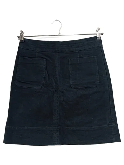 BODEN Damen Bleistiftrock Gr. 38/M Blau Baumwolle Business Elegant
