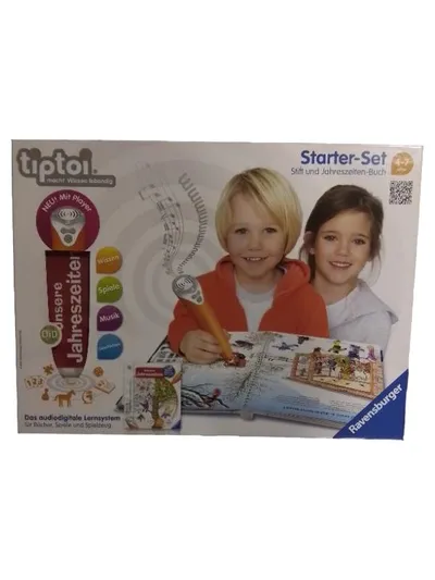 Ravensburger tiptoi Starter-Set Stift & Jahreszeiten-Buch Lernspiel 4-7J