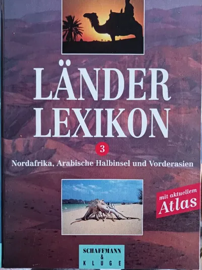 Länder Lexikon Nordafrika Arabische Halbinsel Vorderasien Landkarte Atlas