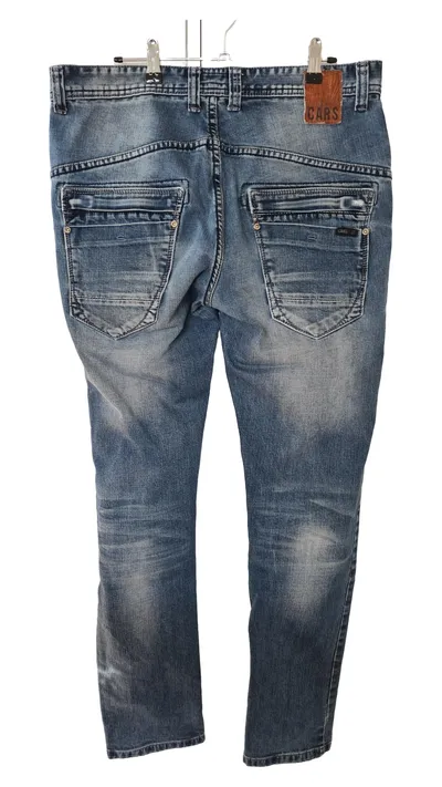 Cars Jeans Herren Jeans Regular Fit Hose W32L34 Blau Casual