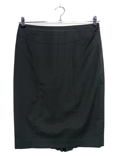 TED BAKER Bleistiftrock Damen 38/M Schwarz Elegant Midi Wolle Business