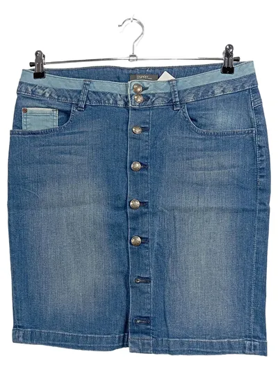 Esprit Jeansrock Damen Gr. 38;M Blau Casual