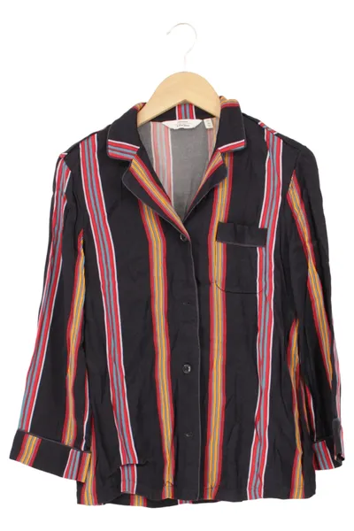 & OTHER STORIES Langarmshirt Damen 34/XS Schwarz Gestreift Vintage