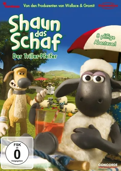 Shaun das Schaf Der Triller-Pfeifer DVD Kinderfilm Aardman 8 Abenteuer