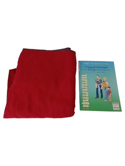 HOPPEDIZ Tragetuch Baby Rot Baumwolle Kinder