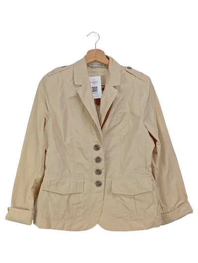 RABE Leichte Jacke Damen Gr. 38/M Beige Klassisch Übergangsjacke