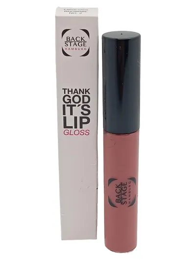 Backstage Lipgloss THANK GOD IT'S BROWNIE NO. 2 8ml Nude Braun Glanz