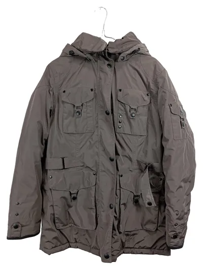 Wellensteyn Titania Herren Winterjacke Outdoorjacke Gr. L Grau Kapuze
