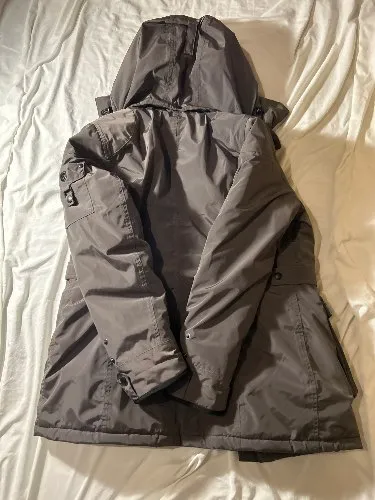 Wellensteyn Titania Herren Winterjacke Outdoorjacke Gr. L Grau Kapuze