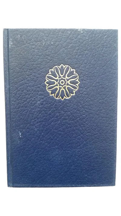 Reader's Digest Klassisches Buch Blau mit Blumenmotiv