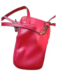 Emily & Noah Handytasche Umhängetasche Rot Leder Crossbody Mini Bag 2