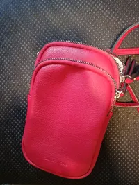 Emily & Noah Handytasche Umhängetasche Rot Leder Crossbody Mini Bag 3