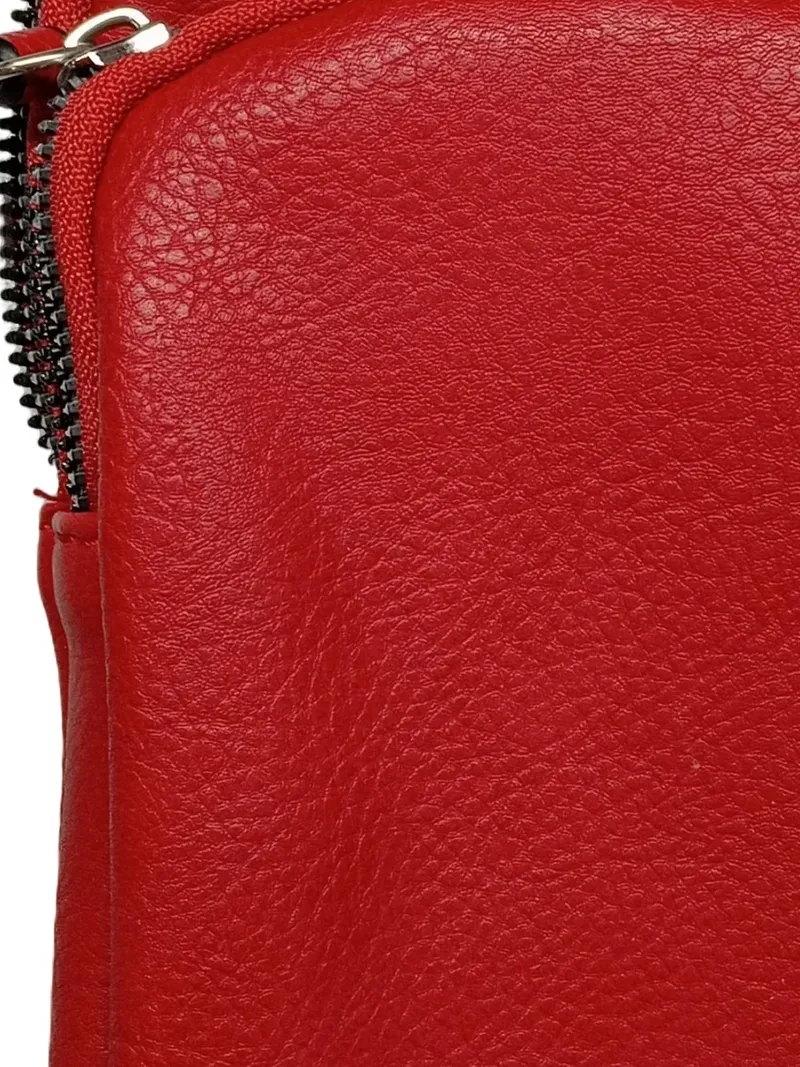 Emily & Noah Handytasche Umhängetasche Rot Leder Crossbody Mini Bag 4