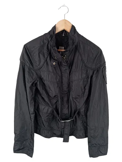 ADD Leichte Jacke Damen Gr. 36/S Schwarz Modern Übergangsjacke