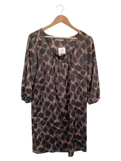 SOAKED IN LUXURY Freizeitkleid Damen 34/XS Braun Elegant Bohemian Viskose