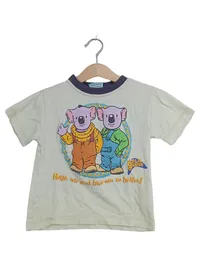Die Koala Brüder Kinder T-Shirt Gr. 98 Beige Kurzarm Print 1