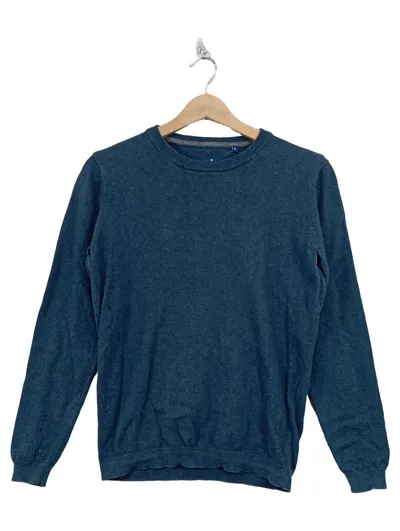 TOM TAILOR Herren Pullover Gr. 50/L Blau Casual