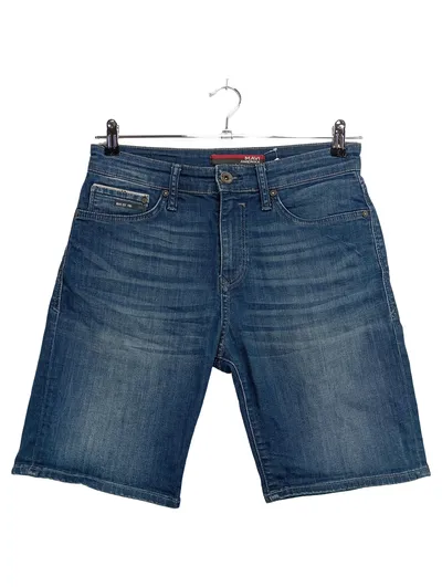 Mavi Brian Herren Jeans Shorts W29 Blau Streetwear Casual Denim Kurze Hose