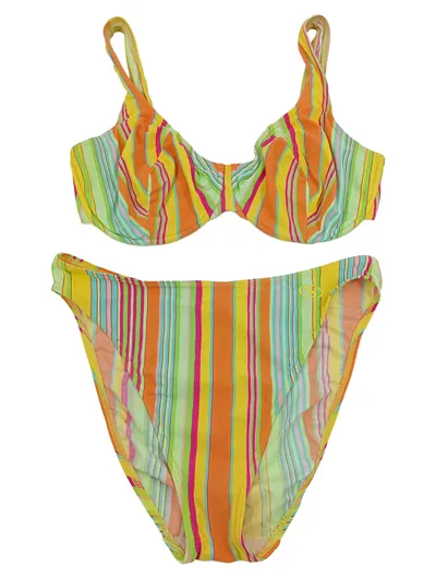ANITA Damen Bikini Gr. 40 Mehrfarbig Streifen Farbenfroh