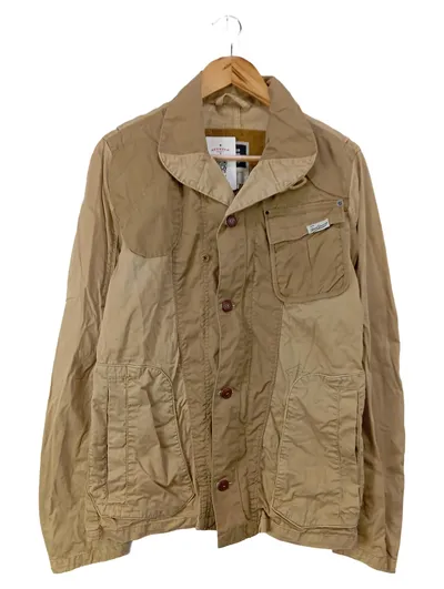 G-STAR RAW Damen Arbeitsjacke Beige Gr. 40/L Klassisch Baumwolle