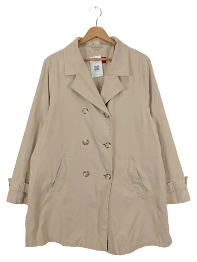 ARQUETTE Klassischer Damen Mantel Gr. 40/M Beige Business Freizeit