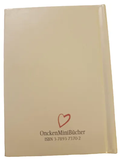 Oncken Mini Bücher Lyrikbuch Liebesgedichte Romantisch Geschenk