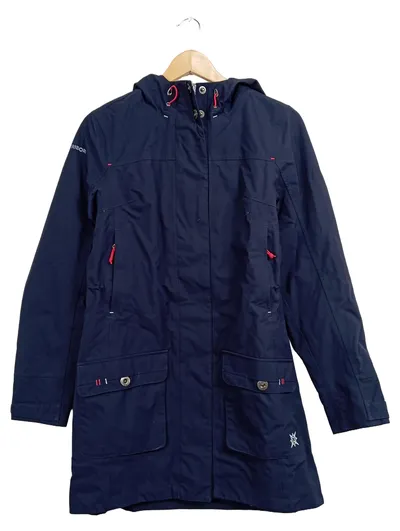 Tribord Kinder Outdoorjacke Gr. 164 Blau Kapuze Windjacke
