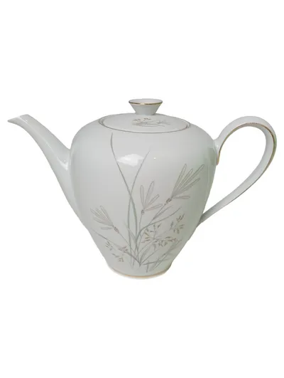 KPM ROYAL BAVARIA Kaffeekanne Weiß Traditionell Blumenmuster 17cm Porzellan