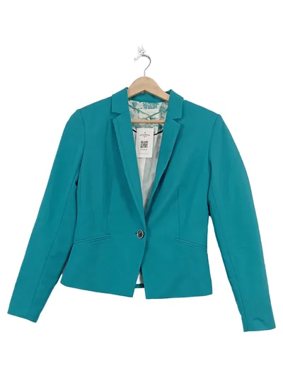 Grain de Malice Damen Blazer Business Türkis Gr. 36/S