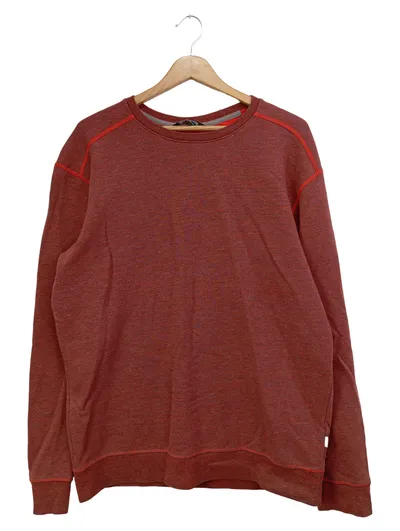 THE NORTH FACE Pullover Herren L Rot Meliert Streetwear Sportlich