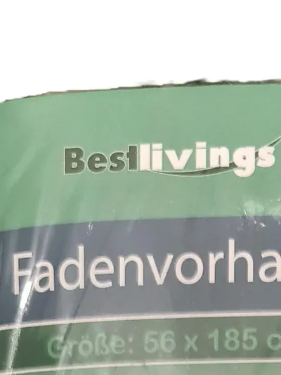 Bestlivings Fadenvorhang Polyester Grün 56x185 cm Praktisch Outdoor
