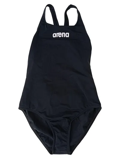 ARENA Kinder Badeanzug Schwarz Gr. 122 Sportlich Schwimmanzug