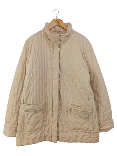 BASLER Damen Steppjacke Gr. 42/L Beige Klassisch Elegant