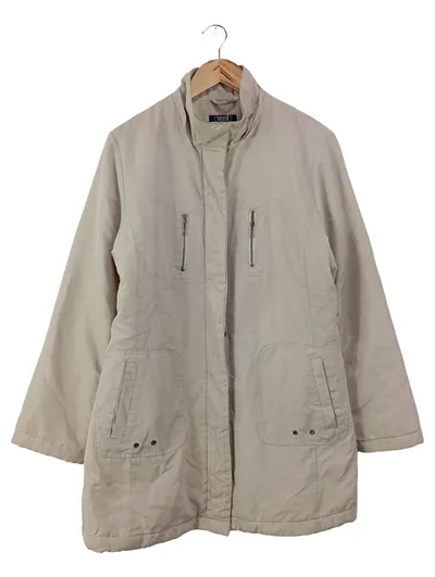 NEW ENGLAND Damen Steppjacke Gr. 44/L Beige Klassisch Freizeit