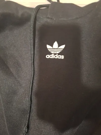 Adidas Originals Kapuzenpullover Herren Gr. M Schwarz Hoodie Trefoil