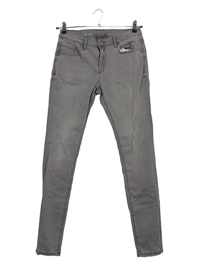 edc by Esprit Damen Jeans Skinny Grau W31/L33 Stretch Casual