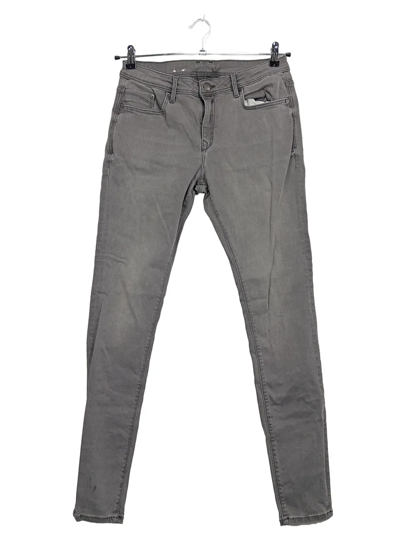 edc by Esprit Damen Jeans Skinny Grau W31/L33 Stretch Casual 2