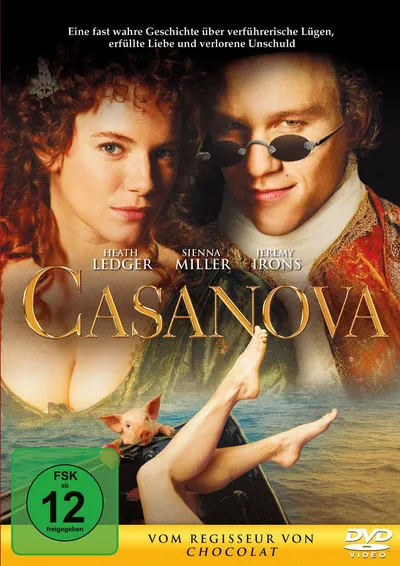 Casanova DVD Heath Ledger Sienna Miller Jeremy Irons Romcom