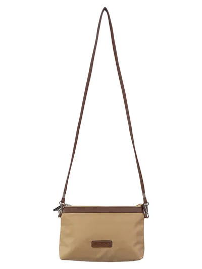 MARC PICARD Damen Umhängetasche Braun Klassisch Elegant Polyester