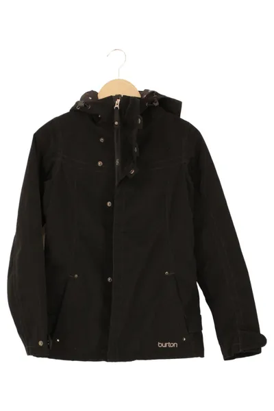 BURTON Damen Outdoorjacke Schwarz Gr. 34/XS Sportlich Kapuze