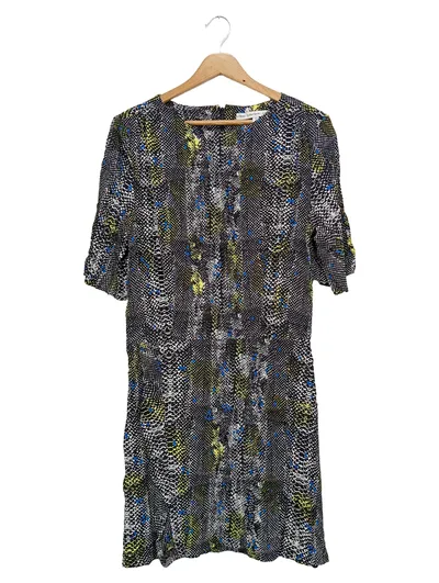 & OTHER STORIES Freizeitkleid Damen Gr. 42/XL Mehrfarbig Tierdruck Modern