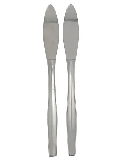 WMF Cromargan Buttermesser Brotmesser Streichmesser Edelstahl Silber 2 Stück