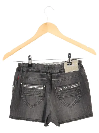 PAMPOLINA Kinder Jeans Shorts Gr. 164 Schwarz Casual Denim Kurze Hose