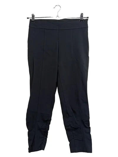 Ancora Damen Anzughose Schwarz Gr. 36/S Raffungen Business Elegant