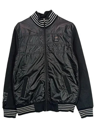David & Gerenzo Herren Bomberjacke Schwarz Gr. XL Streetwear Jacke