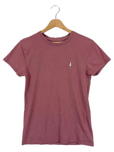 NIKIN Damen T-Shirt Rot Gr. 34/XS Casual Baumwolle Polyester Logo Print