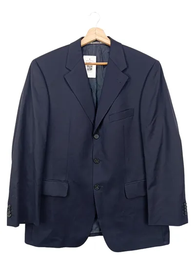 BOGNER Herren Sakko Blau Gr. 25/48 Elegant Business Klassisch