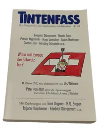 Diogenes Verlag Tintenfass Nr. 34 Schweiz Europa Kunst Kultur Zeitschrift 1
