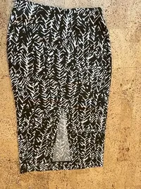 Diane von Furstenberg Bleistiftrock Damen Gr. 32 Oliv Animal Print 2