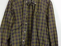 Barbour Herren Freizeithemd Kariert Grün Größe 42/XS Baumwolle Casual 5